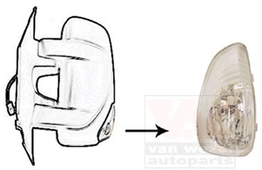 VAN WEZEL 3799915 -  Фонарь указателя поворота